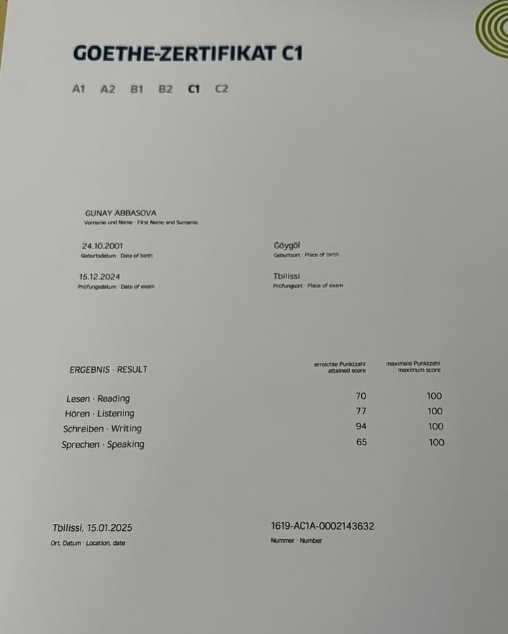 Erwerben Sie online ein Goethe-C1-Zertifikat in Österreich