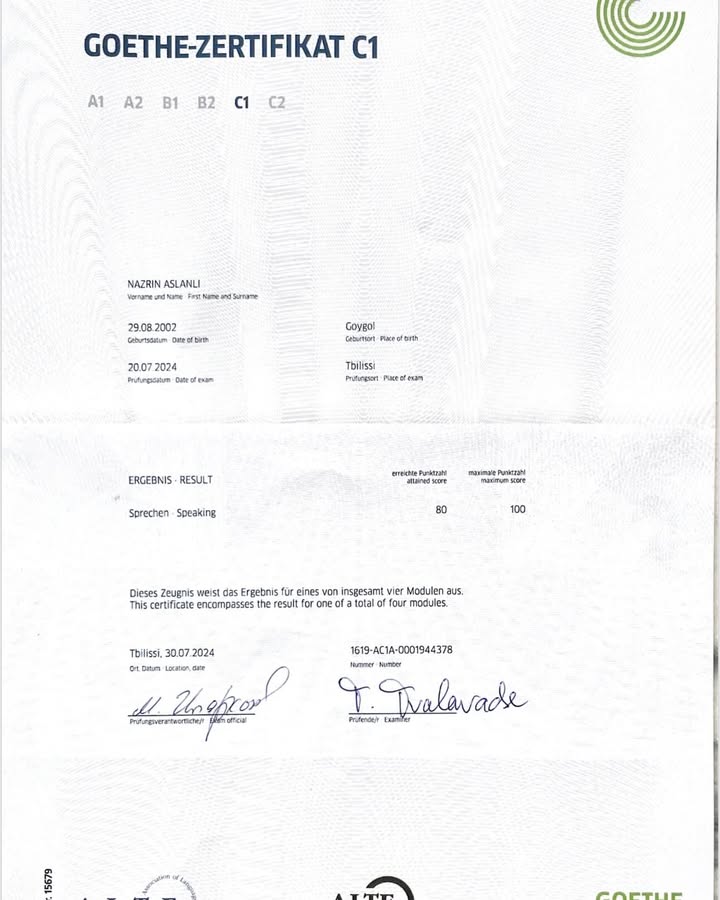 Запишитесь на онлайн-экзамен GOETHE C1 в Казахстане.